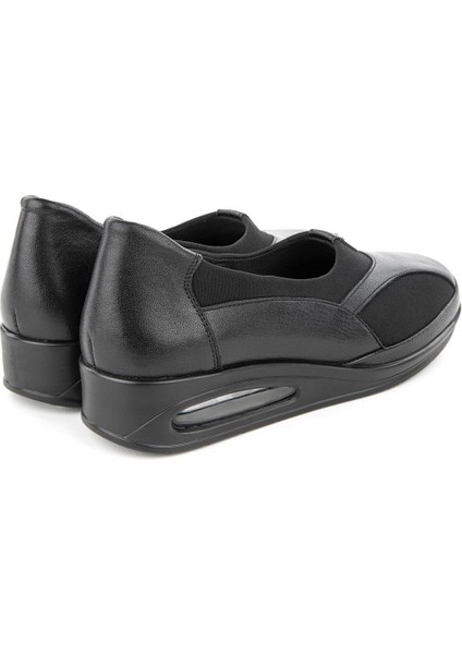 Hoff 6 Nokta Anatomik Air Max Tabanlı Halluks Valgs Kadın Ayakkabı - Siyah - 36