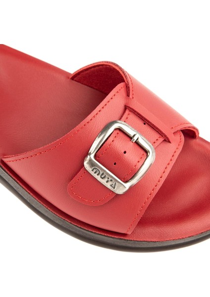 Golden Anatomik Taban Dört Mevsim Kadın Terlik - Bordo - 37