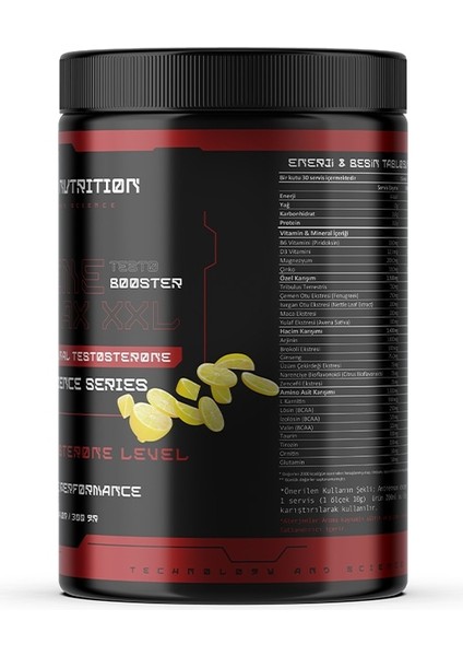 Brutal Strength Testo Max XXL 300 Gr 30 Servis Limon