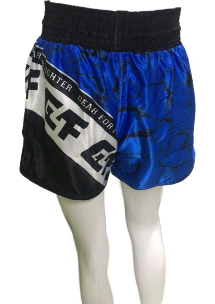 G4F Kıck Boxıng Short Sublımated Short Siyah/mavi L Beden