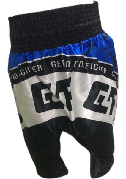 G4F Kıck Boxıng Short Sublımated Short Siyah/mavi L Beden