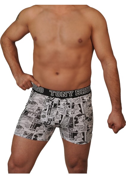 4'lü Erkek Preimum Desenli Boxer (Paket 1)