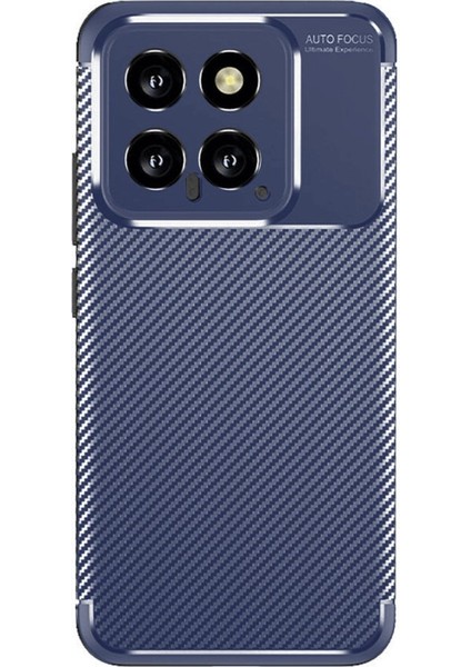 Xiaomi 14T Kılıf Kamera Korumalı Auto Focus Karbon Fiber Arka Kapak + Ekran Koruyucu