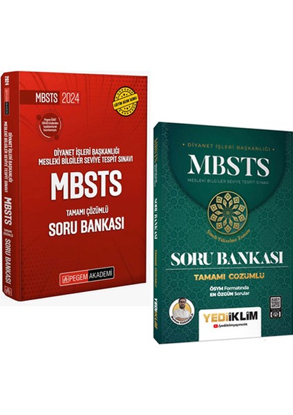 Pegem Akademi Yediiklim MBSTS Soru Bankası Seti