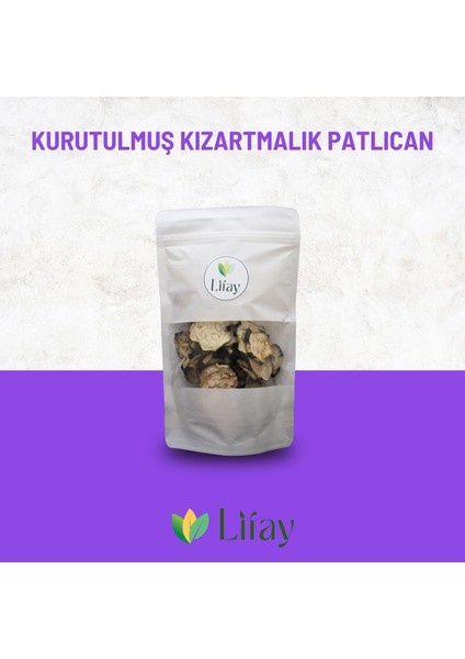 Kurutulmuş Kızartmalık Patlıcan, Dilimlenmiş Kuru Patlıcan
