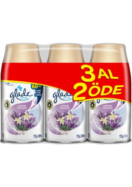 Otomatik Sprey Lavanta Oda Kokusu Yedeği 3X269 ml