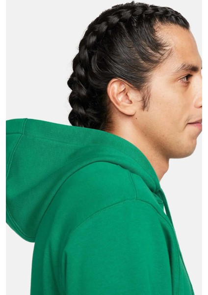 Sportswear Club Fleece 'stacked Graphics' Pullover Hoodie Erkek Polarlı Kapüşonlu Sweatshirt FN2634 modelleri