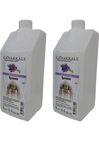 (Şeffaf Renksiz) - 2 Adet Lavanta Kolonyası -Litrelik - Korumalı Kapak - Yeni Model modelleri