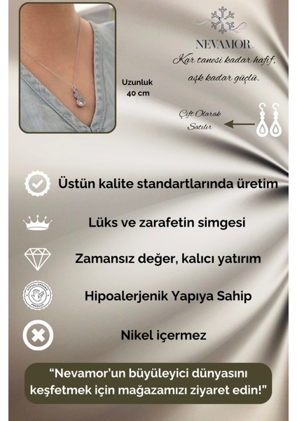 Zirkon Taşlı Yuvarlak Kolye