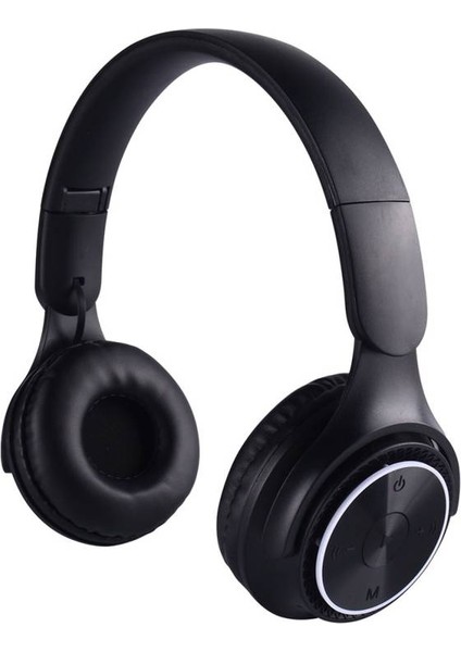 M6 Pro Ayarlanabilir ve Katlanabilir Kulak Üstü Bluetooth Kulaklık Siyah