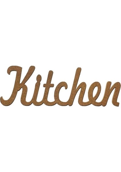 Ahşap Hobi Obje 13- Kıtchen