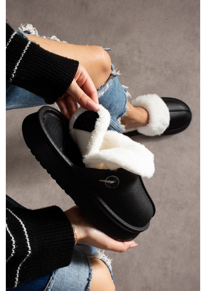 Mat Içi Kürklü Düz Taban Kadın Ev Terliği fiyatları