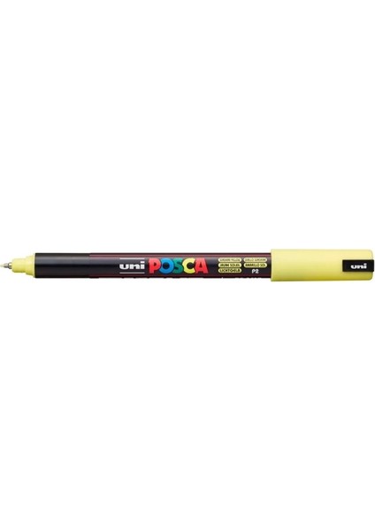 Uni Posca Su Bazlı Poster Marker 0.7 Güneş Sarısı Pc-1mr