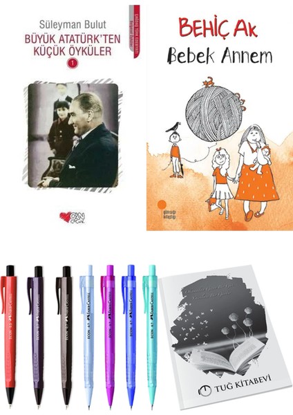 Bebek Annem ve Büyük Atatürk'ten Küçük Öyküler 1 2'li Set + Hediyeli