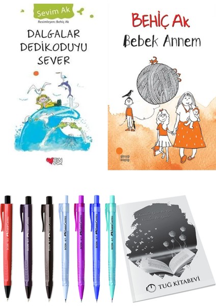 Bebek Annem ve Dalgalar Dedikoduyu Sever 2'li Set + Hediyeli