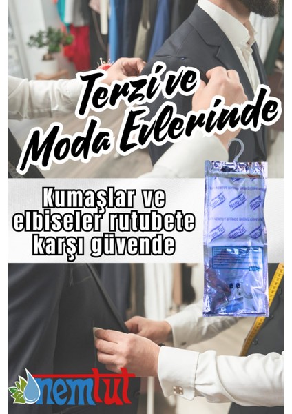 Rutubet ve Nem Karşı Etkili Koku Küf ve Korozyon Önleyici 5 Kutu 10 Paket 5 kg