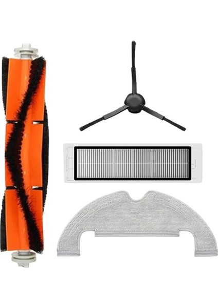 Xiaomi Vacuum Mop 2 Ultra (STYTJ05ZHMHW) Robot Süpürge Uyumlu 4'lü Yedek Parça Seti