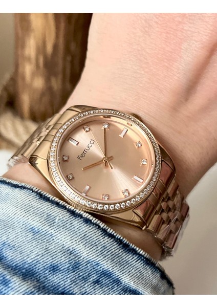 Çelik Taşlı Şık Kadın Kol SAATI+%100 Çelik Kolye Hediye modelleri