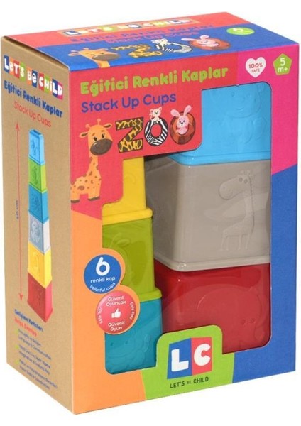 Nessiworld 30798 Let's Be Child - Eğitici Renkli Kaplar Zoo +5 Ay