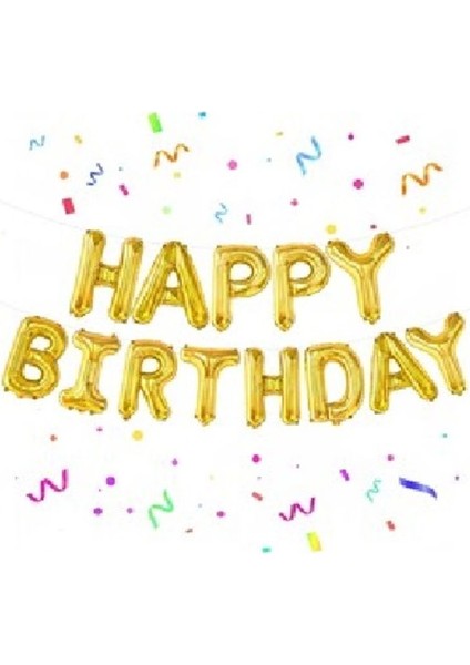 Kral Taçlı Ayıcıklı Happy Birthday Yazılı Kahverengi ve Beyaz Balon Zinciri Doğum Günü Süsü modelleri