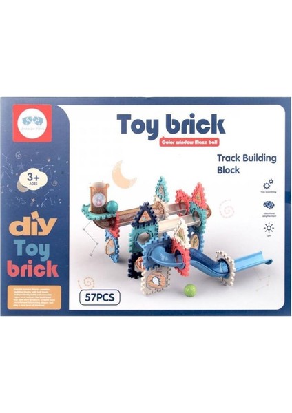 3253 Toy Brick 3D Yapı ve Tasarım Blokları 57 Parça -Sunman