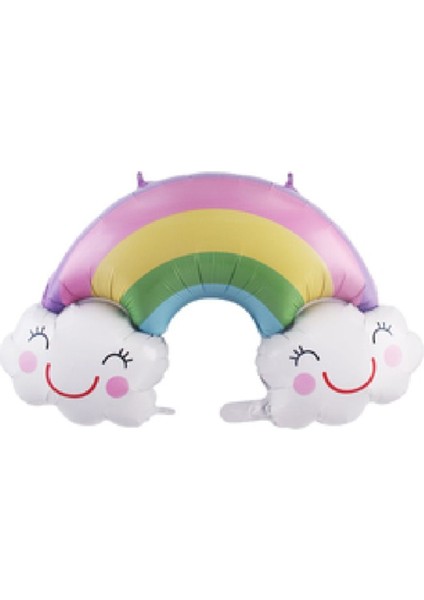 Pembe Rüya Unikornlu Gökkuşağı Temalı Balon Zinciri Doğum Günü Parti Kutlama Seti fiyatları