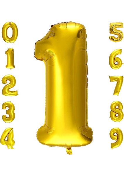 Happy Brithday 30 Yaş Rakamlı Gold&beyaz Mini Doğum Günü Mezunuiyet Özel Gün Parti Kutlama Seti