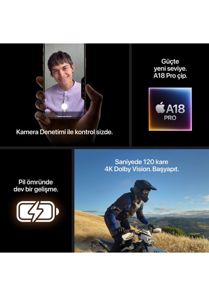 iPhone 16 Pro Max 512GB Çöl Titanyum Sıfırdan Farksız Ürün