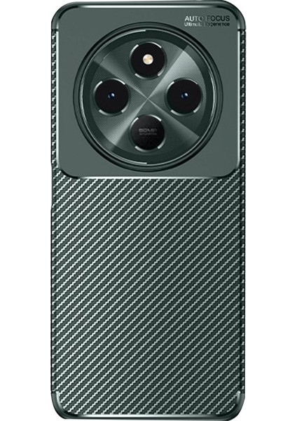 Xiaomi Redmi 14C Kılıf Kamera Korumalı Auto Focus Karbon Fiber Arka Kapak