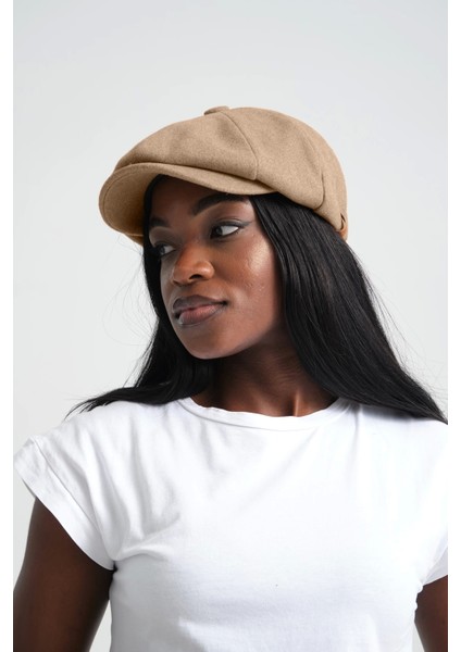 Unisex Kaşe Kasket | Latte Kaşe Kasket Şapka fırsatları