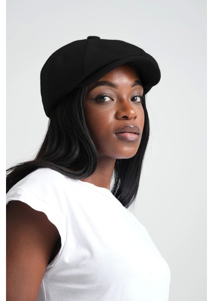 Unisex Kaşe Kasket | Siyah Kaşe Kasket Şapka modelleri