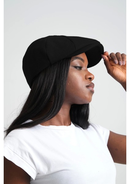 Unisex Kaşe Kasket | Siyah Kaşe Kasket Şapka indirimleri