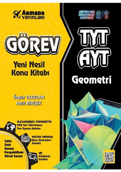 Armada Yayınları Armada Görev TYT Ayt Yeni Nesil Geometri Konu Kitabı