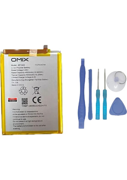 Omix 600 Batarya Pil Sıfır Orijinal + TAMİR SETİ