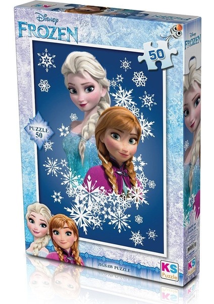 FRZ709 Frozen 50 Parça Çocuk Puzzle -Ks Puzzle