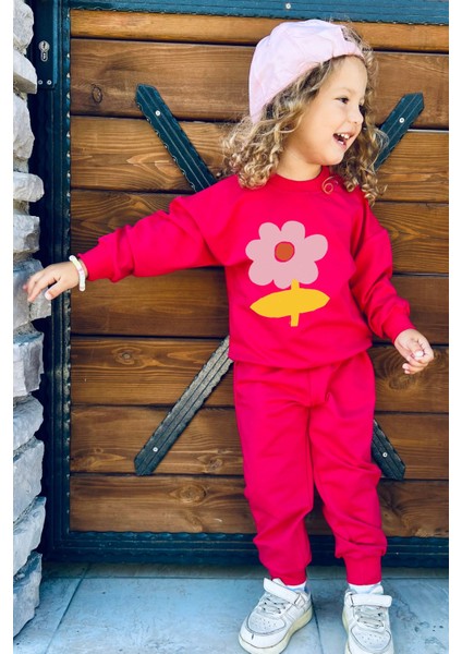 Mevsimlik Kız Bebek Çiçek Baskılı Bebek Eşofman Takımı fiyatları