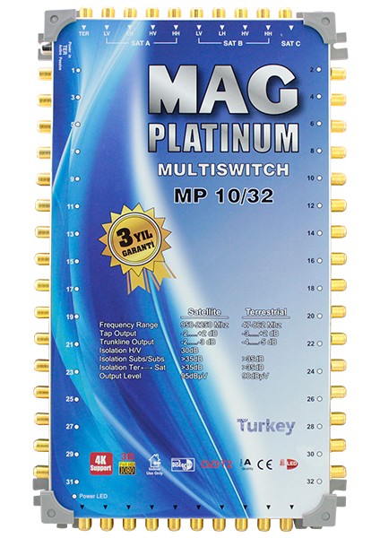 10*32 Kaskatlı Uydu Santrali Mag Platınum (4767) - LKM7539-5522