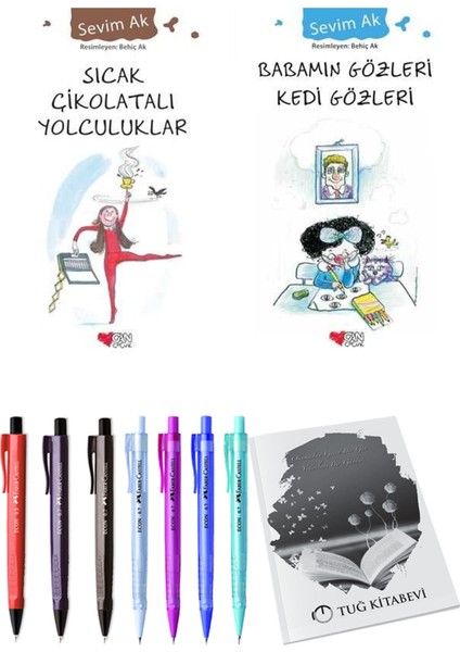 Babamın Gözleri Kedi Gözleri ve Sıcak Çikolatalı Yolculuklar 2li Set