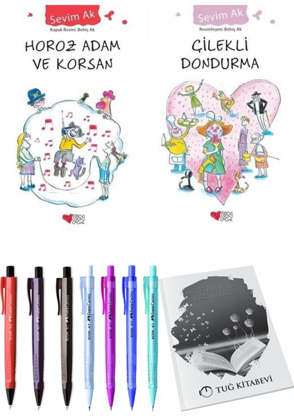 Çilekli Dondurma ve Horoz Adam ve Korsan 2li Set