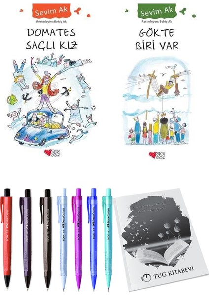 Gökte Biri Var ve Domates Saçlı Kız 2li Set