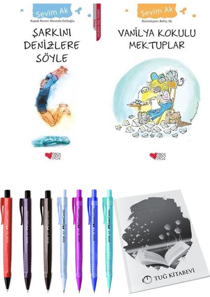 Vanilya Kokulu Mektuplar ve Şarkını Denizlere Söyle 2'li Set + Hediyeli