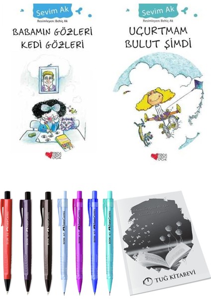 Uçurtmam Bulut Şimdi ve Babamın Gözleri Kedi Gözleri 2li Set