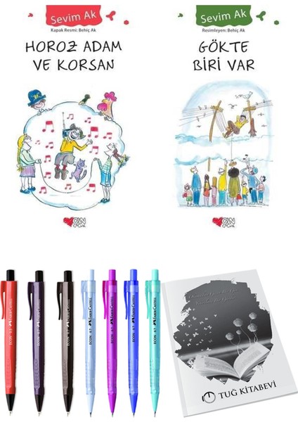 Gökte Biri Var ve Horoz Adam ve Korsan 2li Set