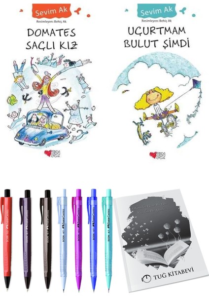 Uçurtmam Bulut Şimdi ve Domates Saçlı Kız 2li Set