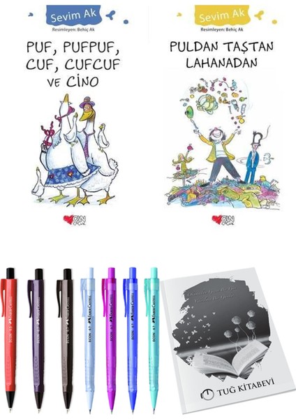 Puldan Taştan Lahanadan ve Puf, Pufpuf, Cuf, Cufcuf ve Cino 2li Set