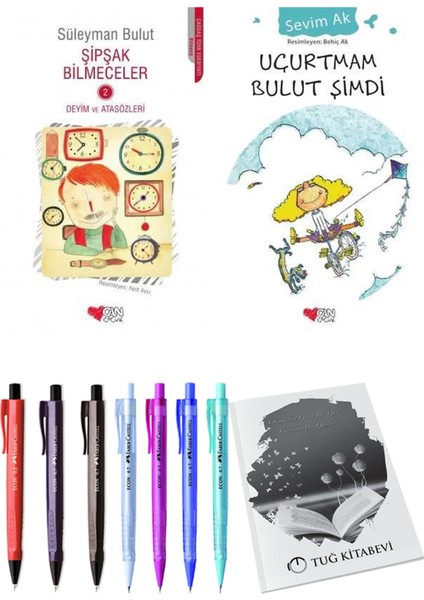 Uçurtmam Bulut Şimdi ve Şipşak Bilmeceler 2 2li Set