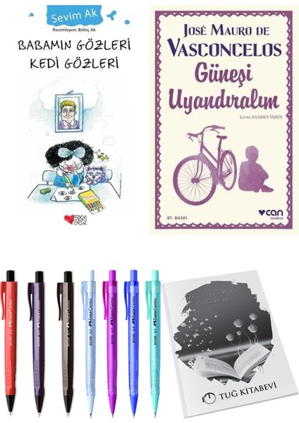 Güneşi Uyandıralım ve Babamın Gözleri Kedi Gözleri 2li Set