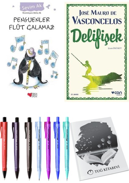 Delifişek ve Penguenler Flüt Çalamaz 2li Set