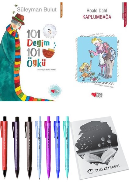 Kaplumbağa ve 101 Deyim 101 Öykü Süleyman Bulut 2li Set