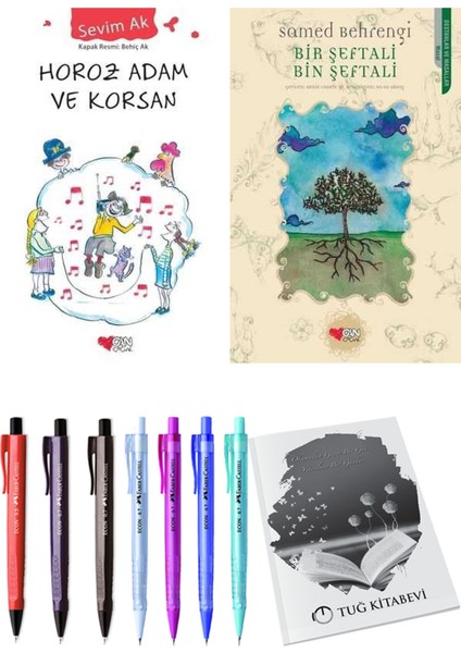 Bir Şeftali Bin Şeftali ve Horoz Adam ve Korsan 2li Set